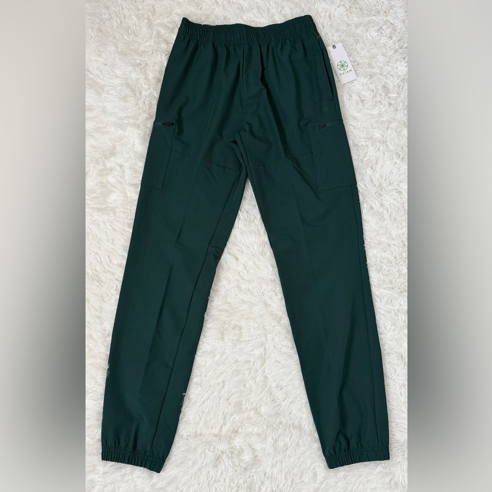 🌲 Gaiam Women’s Jogger Pants – Dark Green – Size Small – NWT